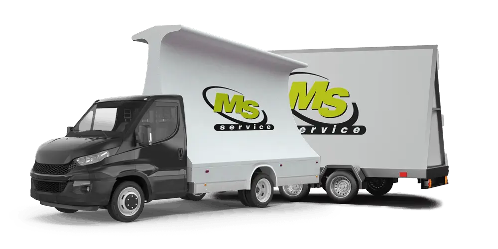Camion vela MS Service a Padova